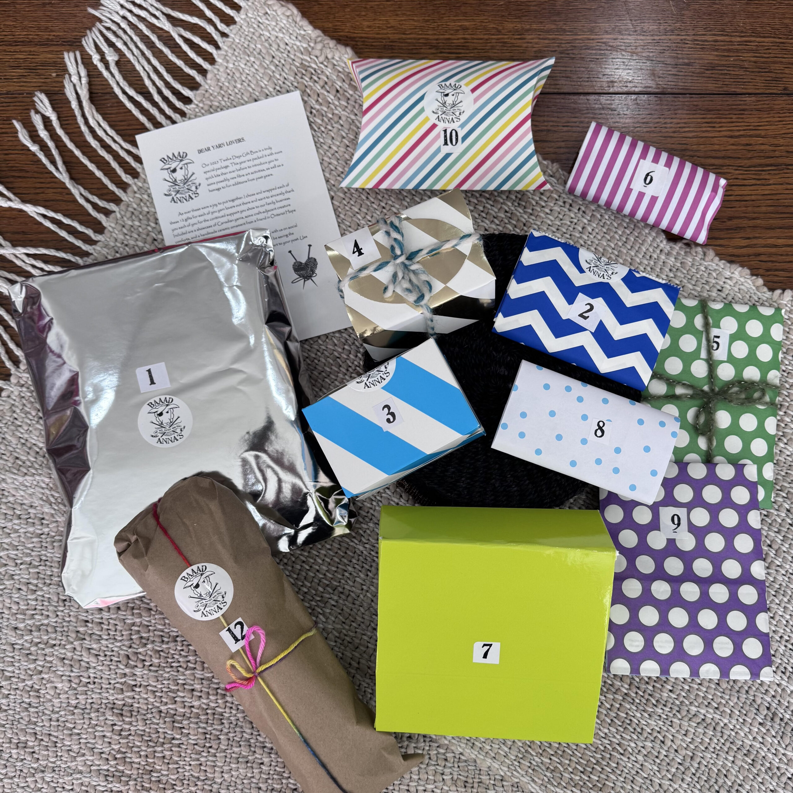 2025 Advent Giftbox AVAILABLE NOW - Baaad Anna's Yarn Store