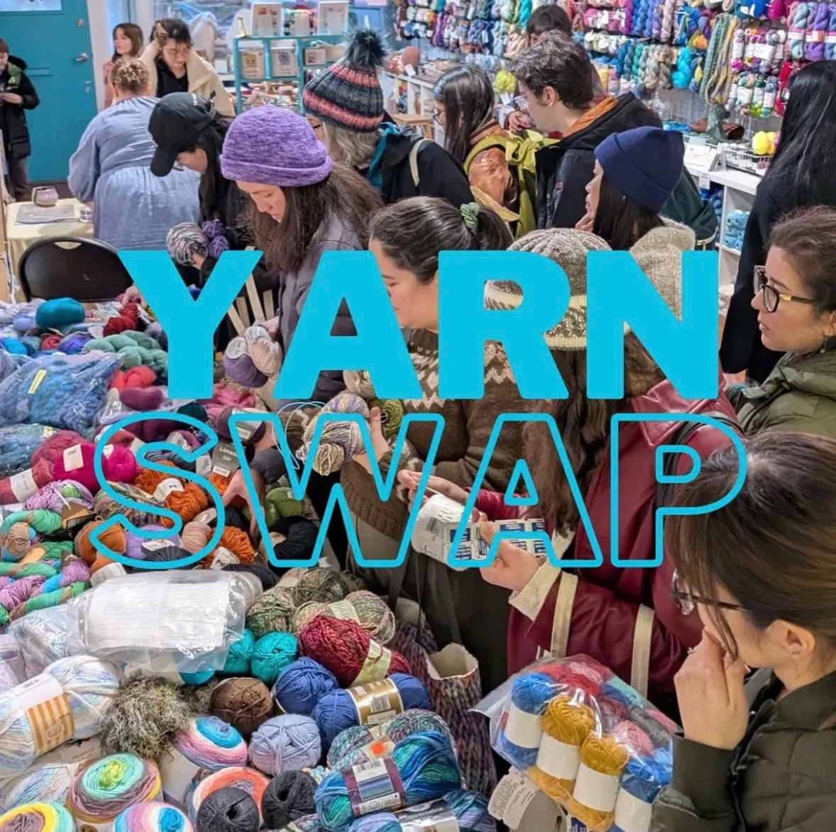 Yarn Swap SUNDAY at Baaad Rabbit - Baaad Anna's Yarn Store